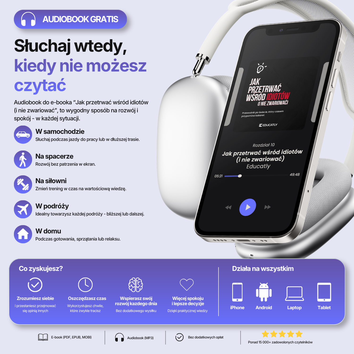 E-book: Jak przetrwać wśród idiotów (i nie zwariować)