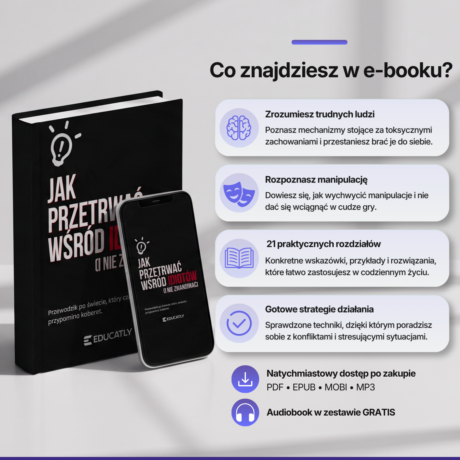 E-book: Jak przetrwać wśród idiotów (i nie zwariować)