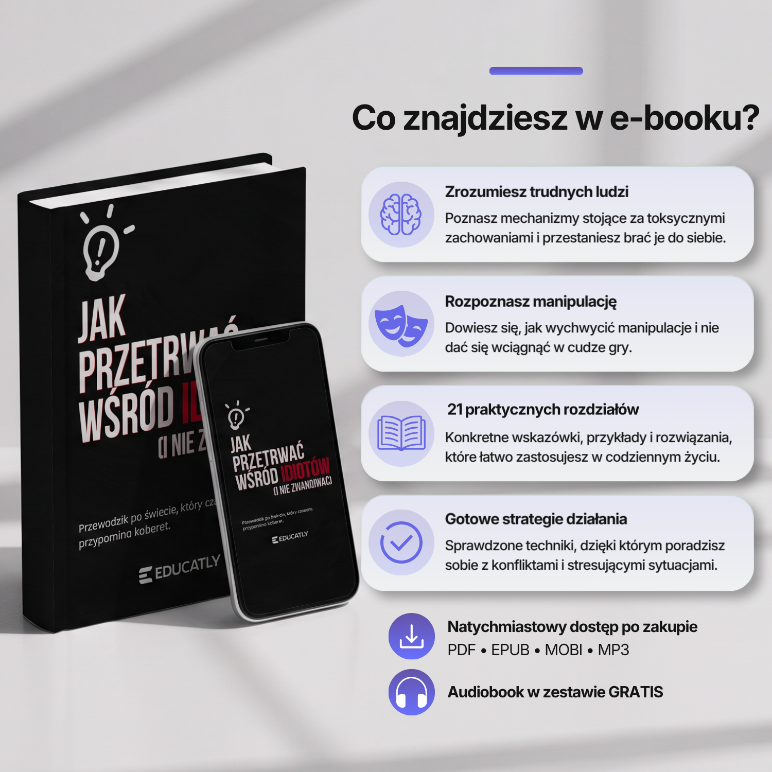 E-book: Jak przetrwać wśród idiotów (i nie zwariować)