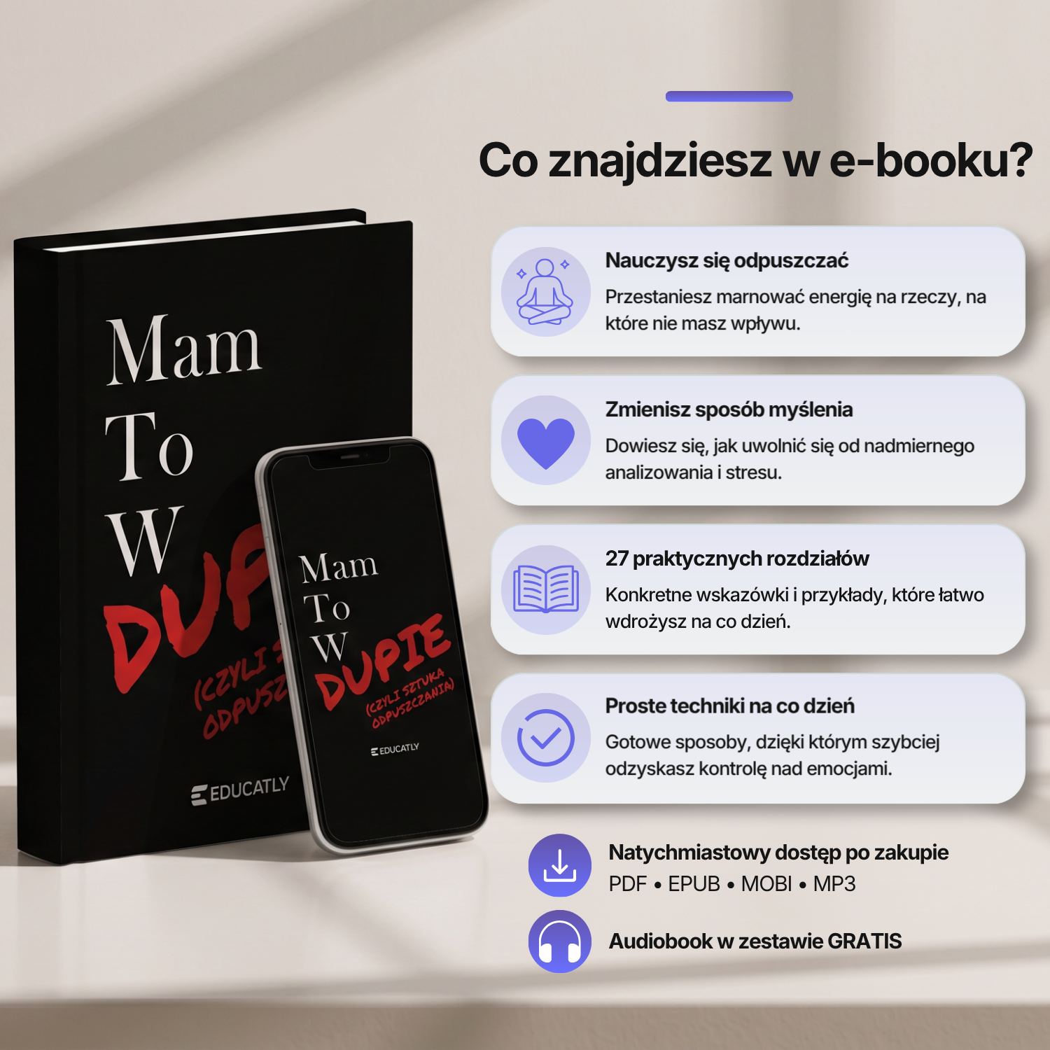 E-book: Mam to w dupie (czyli sztuka odpuszczania)